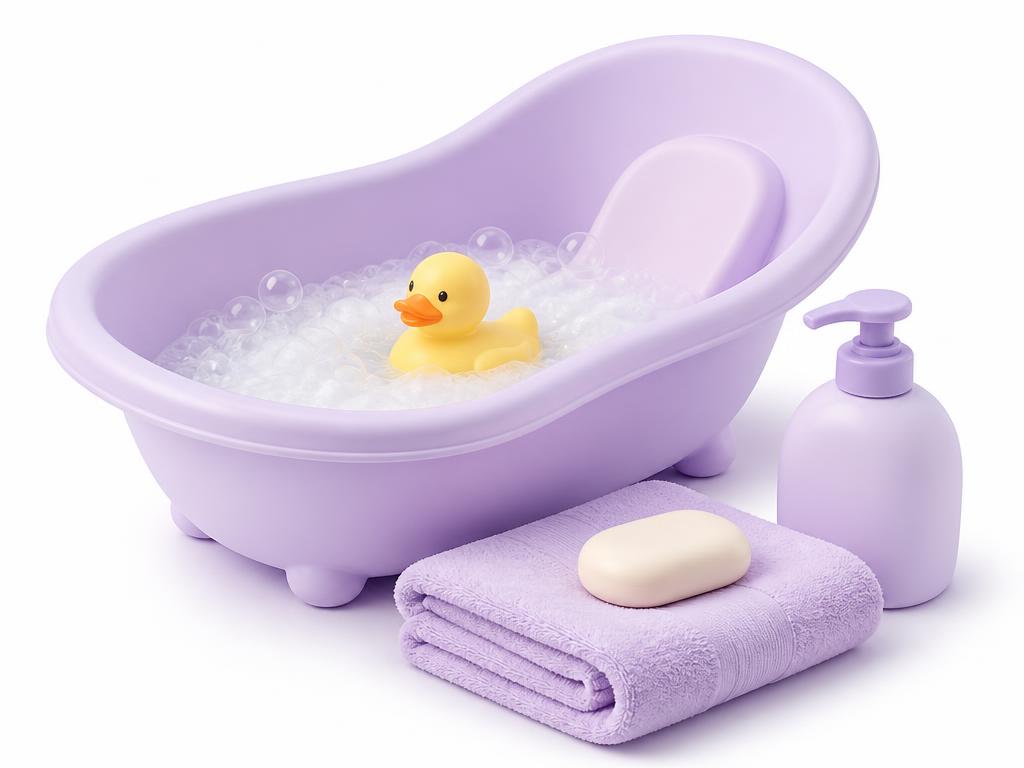 Daily Baby Care 3D illustration