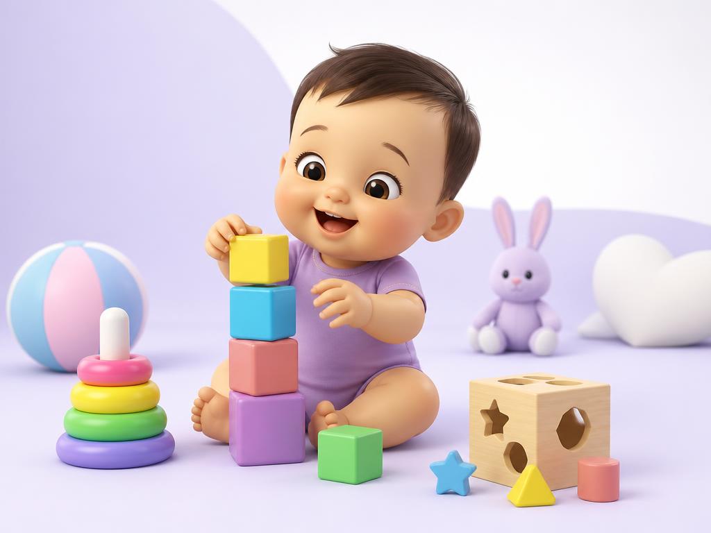 Development Milestones 3D illustration